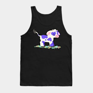 Blue moo Tank Top